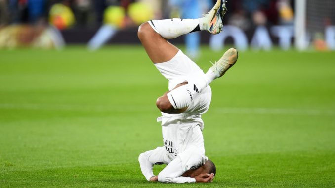 Imagen de Kylian Mbappé en el partido Imagen de Kylian Mbappé en el partido