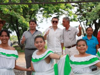 El presidente de la República, Daniel Noboa, en la hacienda La Virginia, en Los Ríos, este viernes, 27 de diciembre. Foto tomada de la cuenta de Presidencia Ecuador en X.
