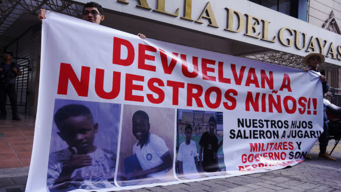 GYE-PLANTON MENORES DESAPARECIDOS