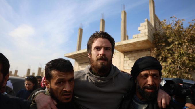 US citizen Travis Timmerman found by residents in the town of Dhiyabiya