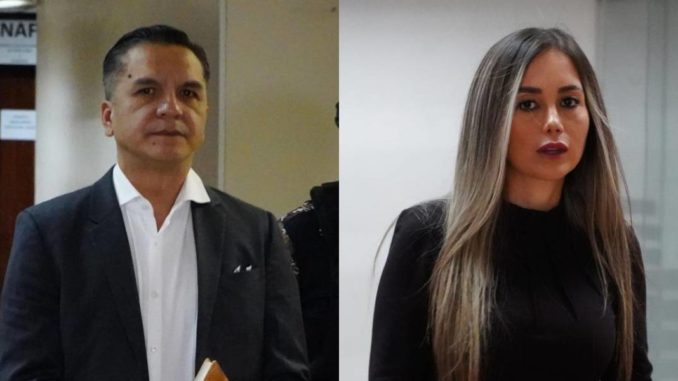 Wilman Terán y Maribel Barreno fueron presidente y vocal del Consejo de la Judicatura, respectivamente. Imagen extraída de Ecuavisa. Wilman Terán y Maribel Barreno fueron presidente y vocal del Consejo de la Judicatura, respectivamente. Imagen extraída de Ecuavisa.