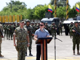 El presidente de la República, Daniel Noboa, en Machala, este lunes, 13 de enero de 2025. Foto extraída de la cuenta de la Presidencia en X.