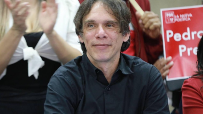 El candidato presidencial por el PSE, Pedro Granja, el pasado 19 de agosto de 2024. Imagen extraída de su cuenta en X. El candidato presidencial por el PSE, Pedro Granja, el pasado 19 de agosto de 2024. Imagen extraída de su cuenta en X.