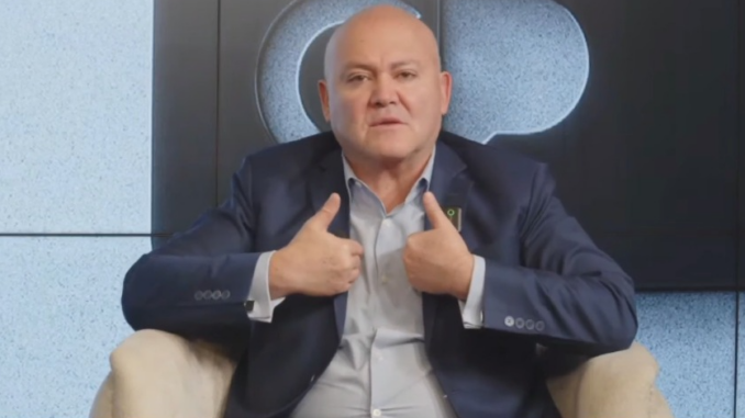 Diego Borja, candidato vicepresidencial del Correísmo, en Café La Posta, el pasado miércoles, 15 de enero de 2025. Captura de la entrevista en el canal de la Revolución Ciudadana en YouTube. Diego Borja, candidato vicepresidencial del Correísmo, en Café La Posta, el pasado miércoles, 15 de enero de 2025. Captura de la entrevista en el canal de la Revolución Ciudadana en YouTube.