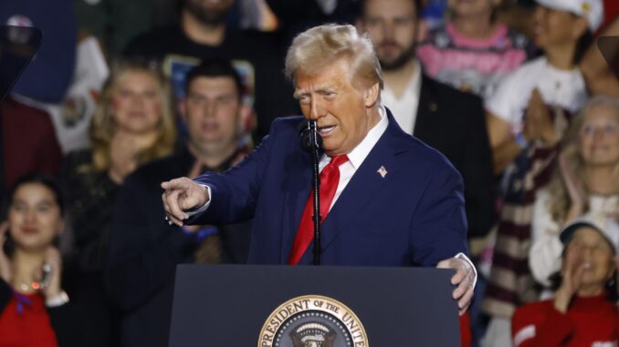 US President Donald J. Trump at Las Vegas Event