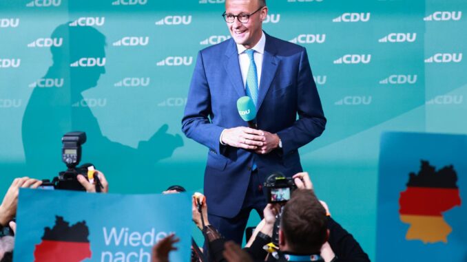 CDU election night event in German general elections