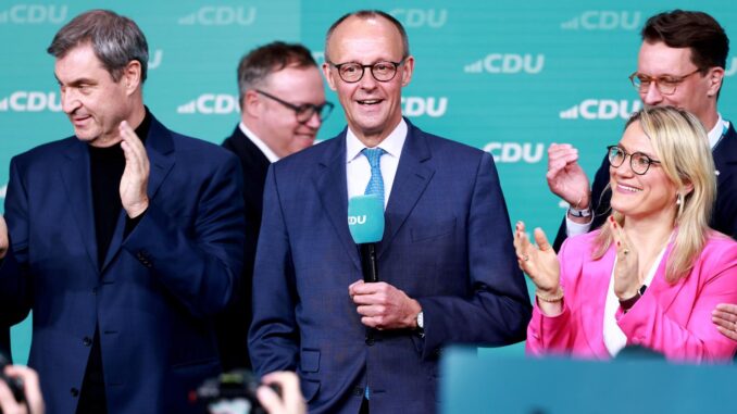 CDU election night event in German general elections