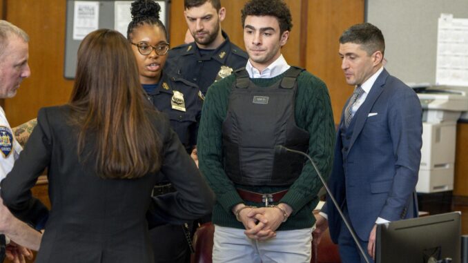 Luigi Mangione Court Hearing in New York