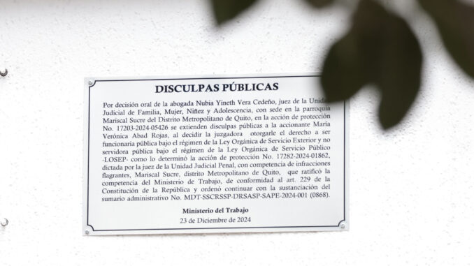 NUEVA PLACA DISCULPAS PUBLICAS ABAD
