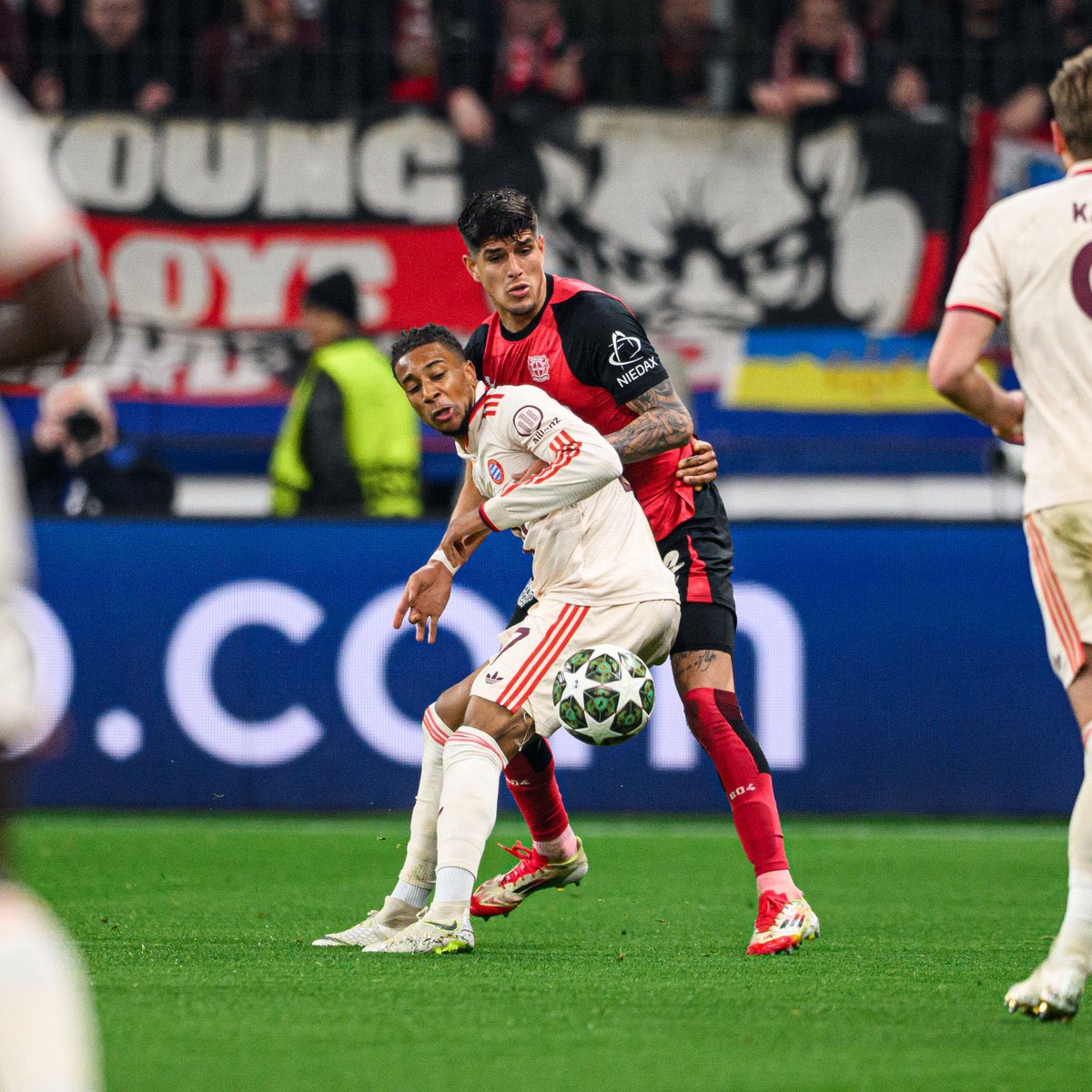 0-2. No hubo milagro para el Leverkusen de Hincapié ante un Bayern claramente superior