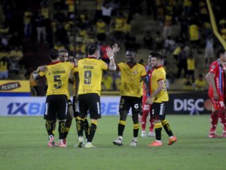 Guayaquil, Viernes 18 de Abril del 2024 En el estadio Monumental banco Pichincha, Barcelona S.C se enfrenta al Nacional por la 9 fecha de la primera etapa del campeonato nacional de fútbol, LigaPro Ecuabet. Fotos: José Alvarado/API