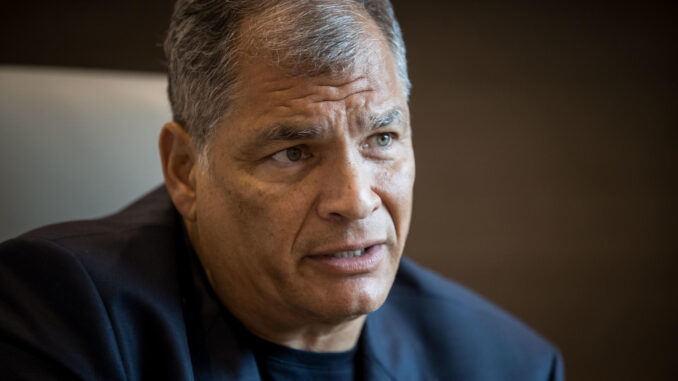 Correa lamenta que Lula y Boric no apoyen su denuncia de "fraude" en elecciones de Ecuador