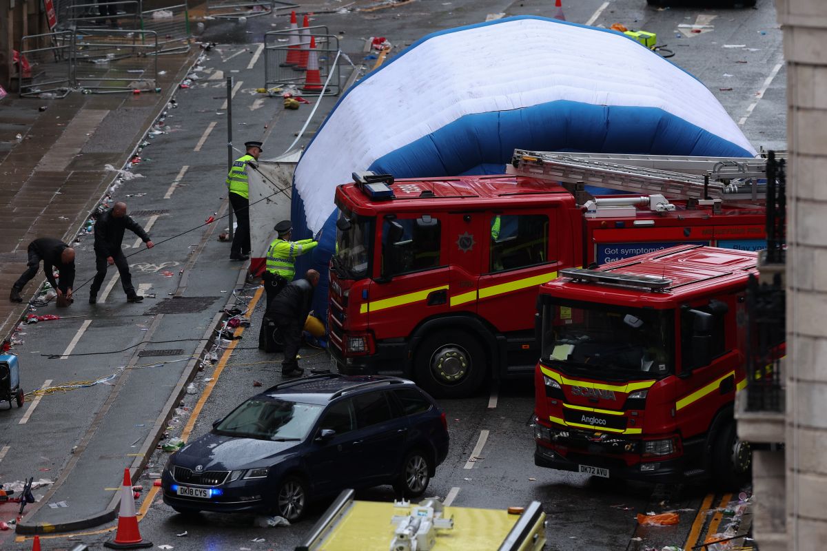 27 heridos tras atropello masivo en Inglaterra