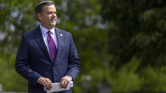 CIA Director John Ratcliffe attends TV interview at the White House