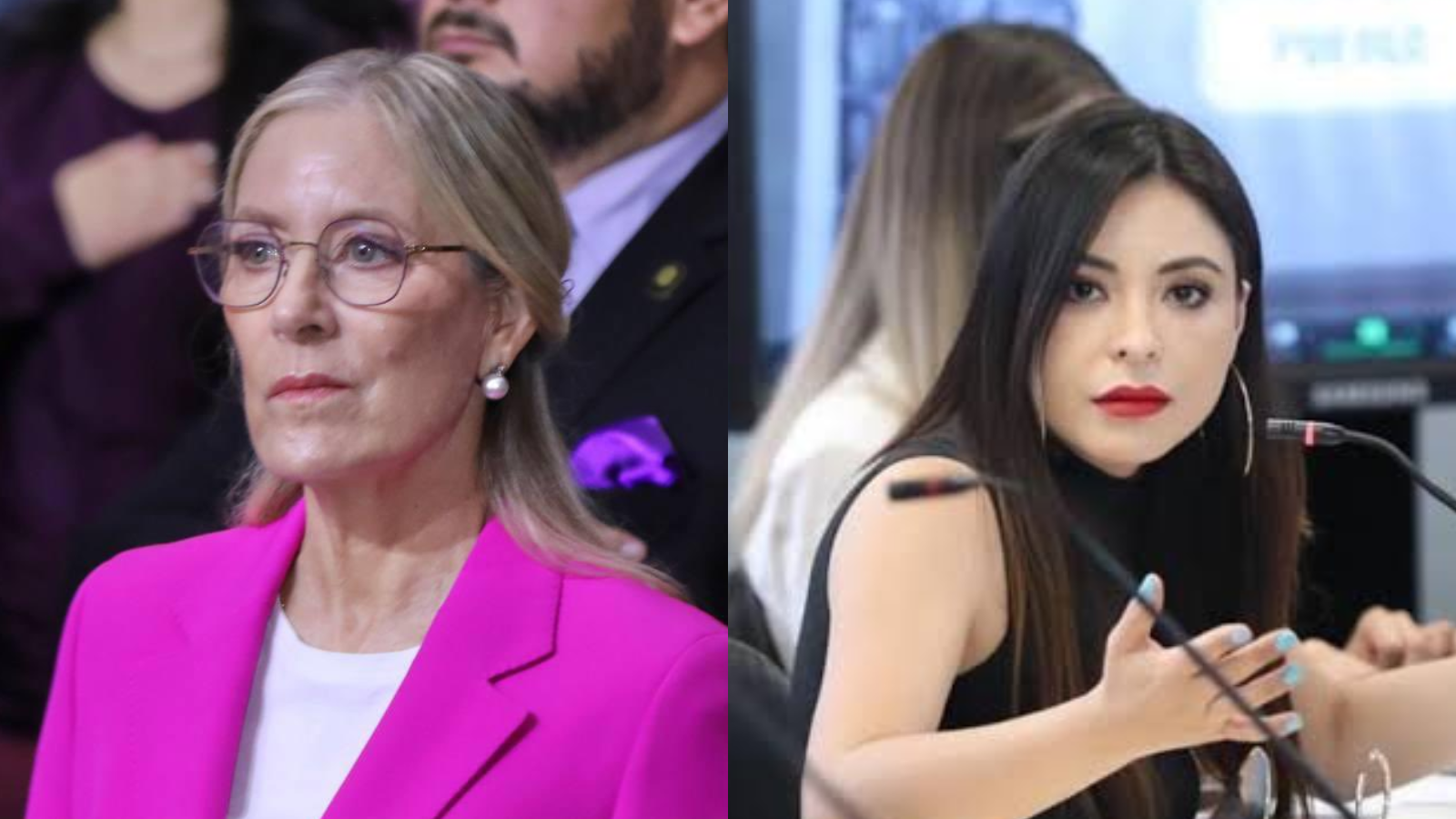 Annabella Azín y Pamela Aguirre se ausentan de la primera sesión de la Asamblea