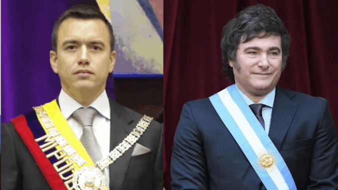 Milei y Noboa son los dos presidentes mejor valorados de Sudamérica ...
