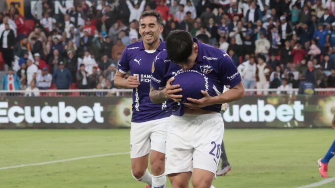 FBL LIGAECUABET LIGA QUITO VS EMELEC 12 de julio del 2025 Encuentro entre Liga de Quito VS Emelec por LigaEcuabet en el estadio Rodrigo Paz. API/HENRY LAPO