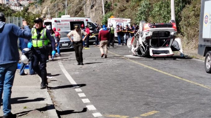 Accidente Ambato