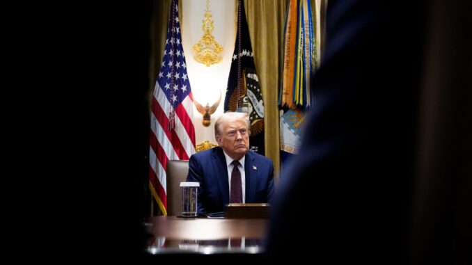 US President Trump Chairs a Cabinet Meeting at the White House