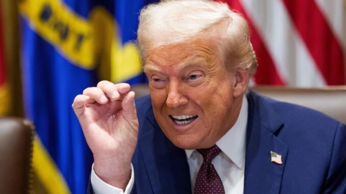 US President Trump Chairs a Cabinet Meeting at the White House