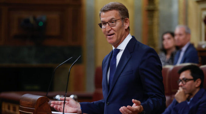 Debate de investidura del candidato popular Alberto Núñez Feijóo a la Presidencia del Gobierno