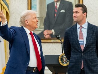 Donald Trump y Charlie Kirk.