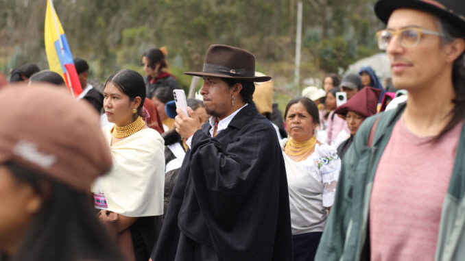 COTACACHI-IMBABURA-PARO NACIONAL-MANIFESTACIONES-MARCHA-DIESEL-UNORCAC