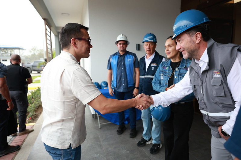 Noboa inaugura nueva central termoeléctrica en El Oro: «Supuestos expertos anunciaron que habría apagones, se equivocaron»