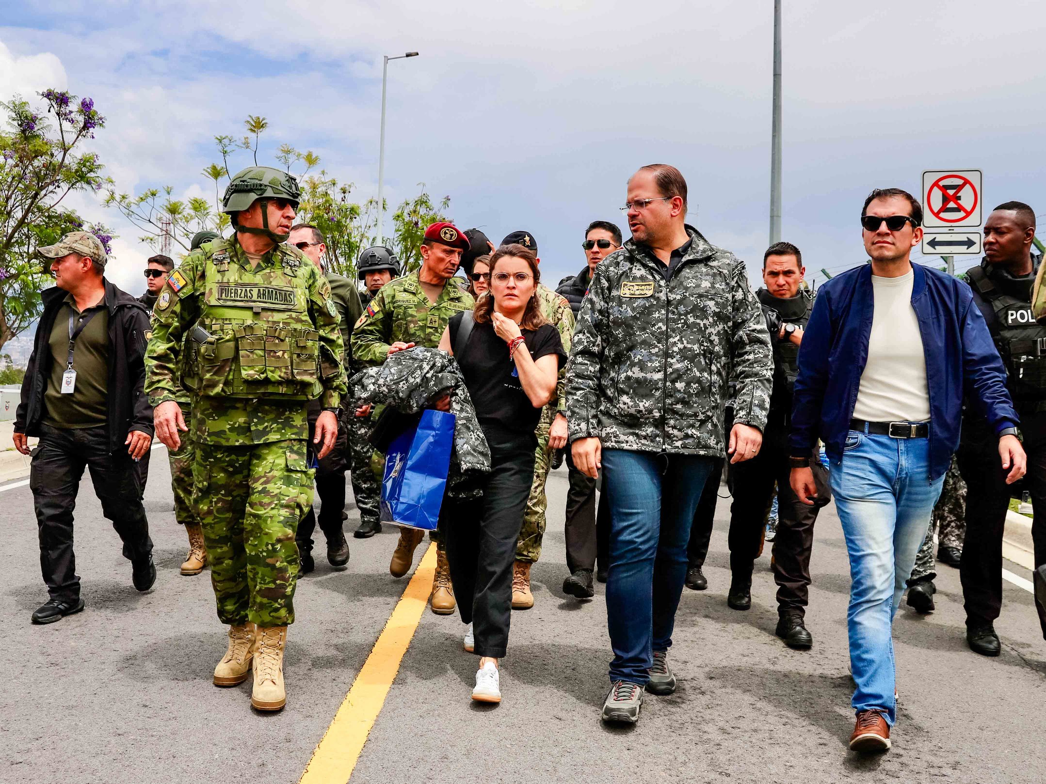 María José Pinto: «Vamos a quedarnos aquí hasta que Imbabura deje de estar secuestrada»