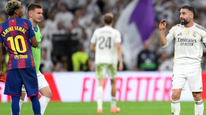 Yamal vs Dani Carvajal. Yamal vs Dani Carvajal.