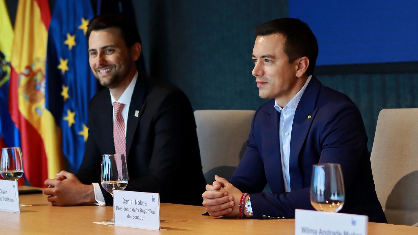 Ecuador felicita a María Corina Machado por el Nobel de la Paz