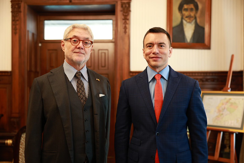 Ecuador e Italia firman acuerdo para enfrentar a la mafia