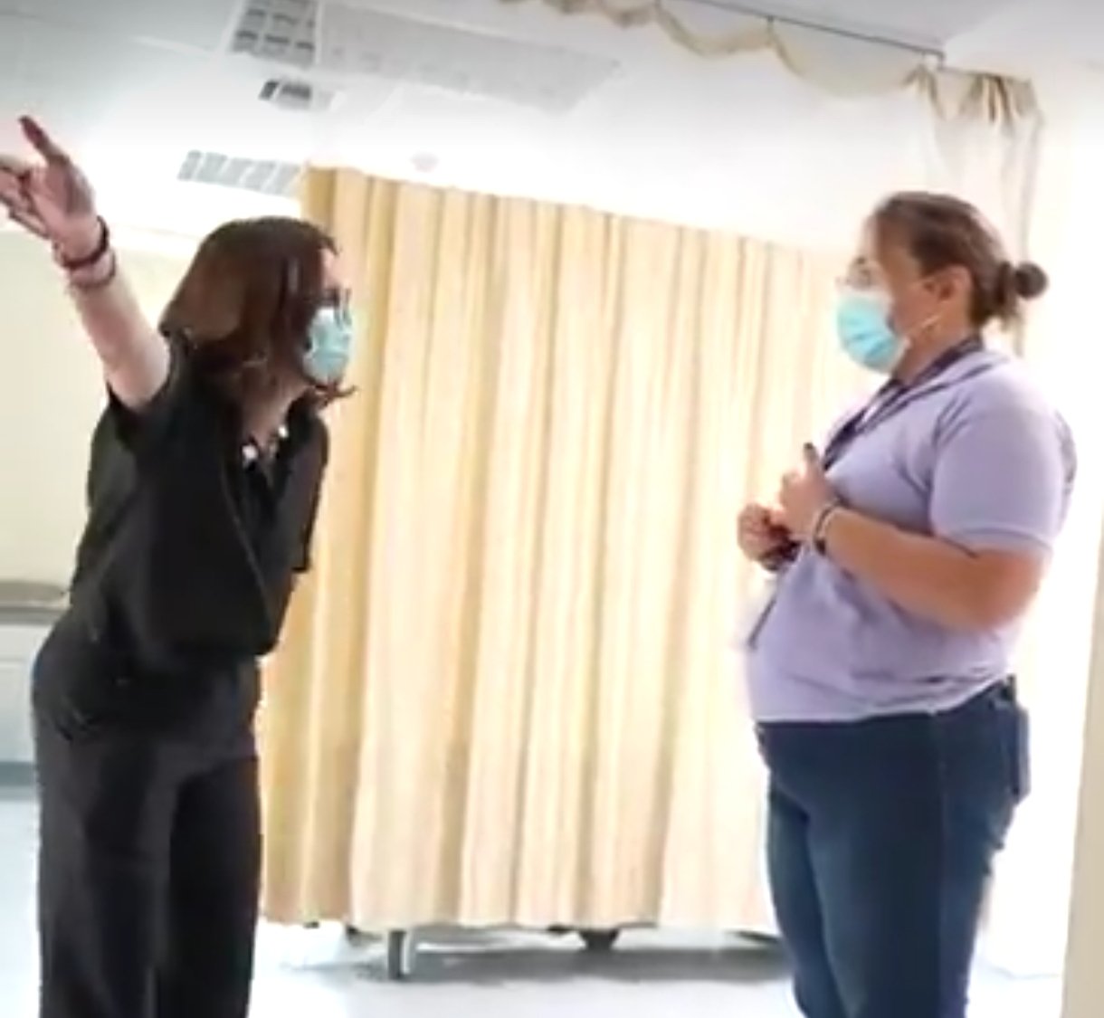 María José Pinto hace visita sorpresa a un centro de salud y exige buena atención a los pacientes