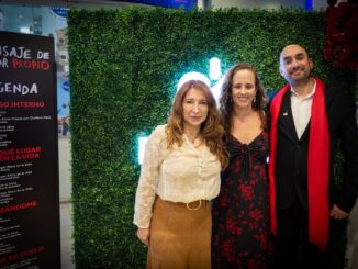 ): Marianela Berrazueta Administradora General CC El Recreo, Caridad Ponce Socia Co – fundadora Trévoa Comunicación y Diseño de Proyectos y José Manosalvas Artista y Diseñador Gráfico.