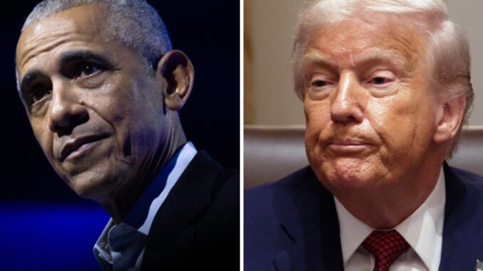 Obama vs Trump.
