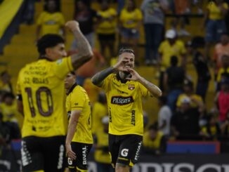 Guayaquil, sábado 21 febrero del 2026 En el estadio Banco Pichincha, Barcelona se enfrenta a Técnico Universitario, en la primera fecha de la LigaEcuabet. Fotos: César Muñoz/API