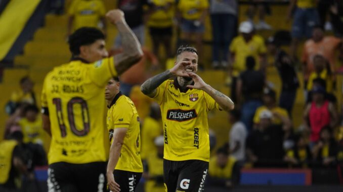 Guayaquil, sábado 21 febrero del 2026 En el estadio Banco Pichincha, Barcelona se enfrenta a Técnico Universitario, en la primera fecha de la LigaEcuabet. Fotos: César Muñoz/API