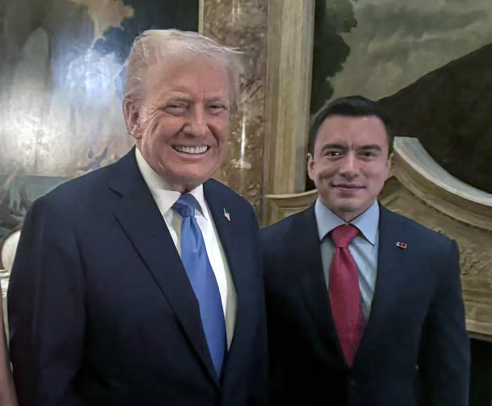 Trump invita a Noboa para una cumbre de aliados en Miami