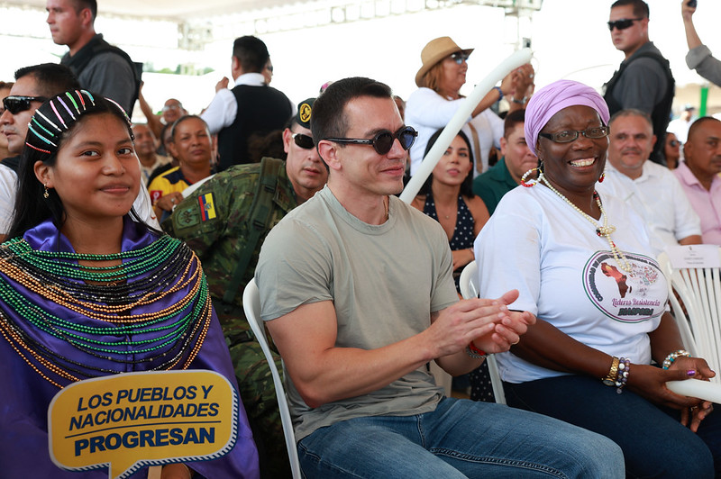 Noboa dice que en Esmeraldas el crimen cayó un 35%