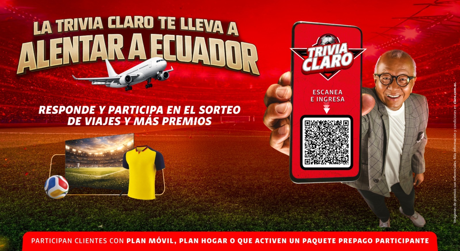 Trivia Claro ofrece viajes y premios a usuarios que demuestren su conocimiento de fútbol