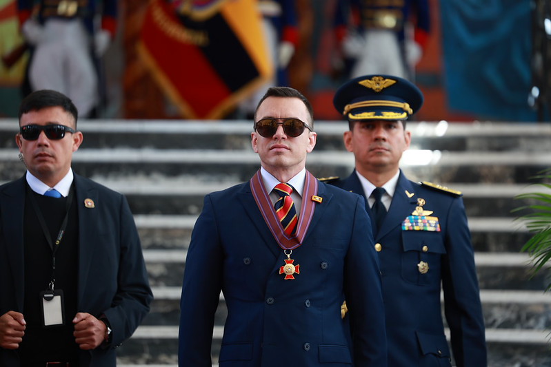 Noboa acusa a Petro de impulsar  incursión de guerrilleros colombianos en Ecuador