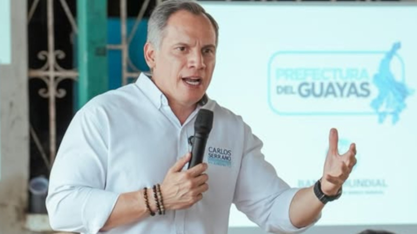 Carlos Serrano, viceprefecto de Guayas, renuncia al cargo