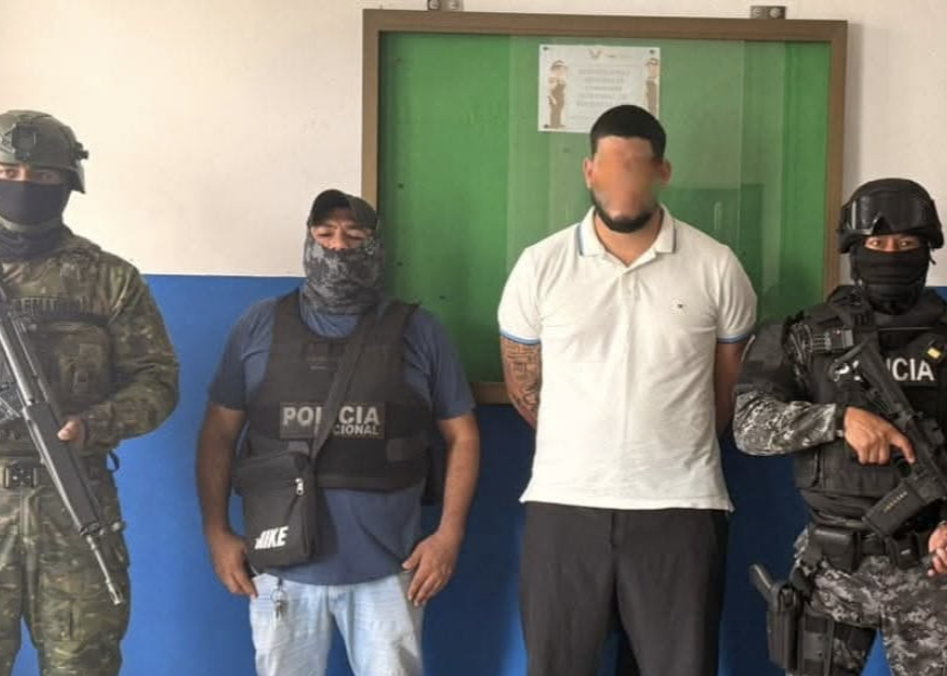 Capturan al tercero al mando de la mayor organización criminal de Ecuador
