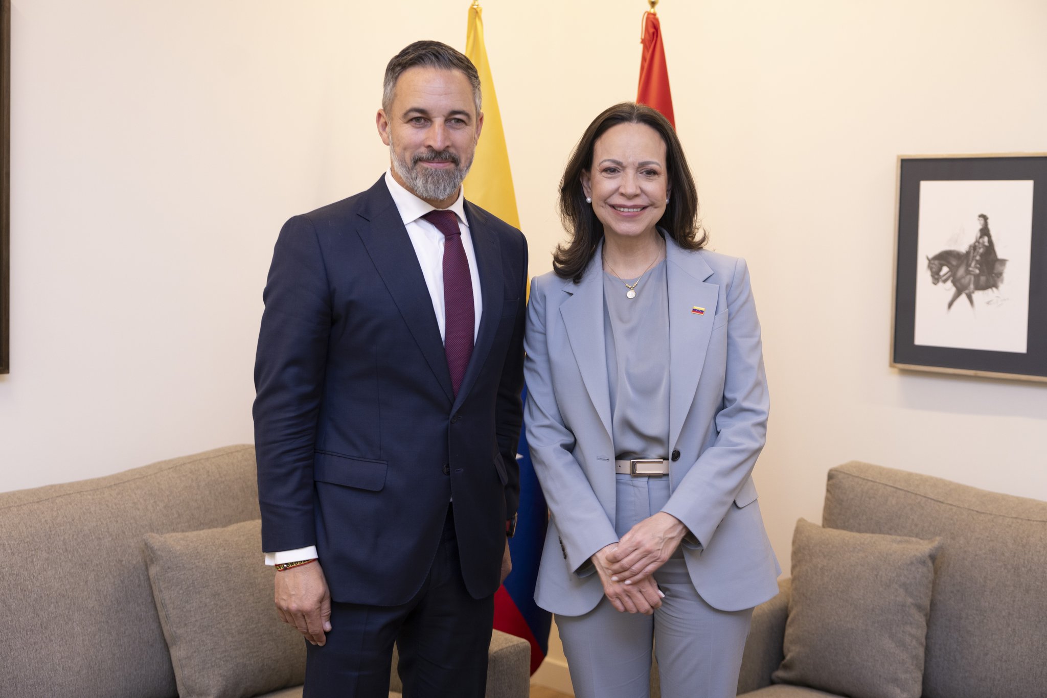 María Corina: «Espero que España pueda tener muy pronto unas elecciones impecables»