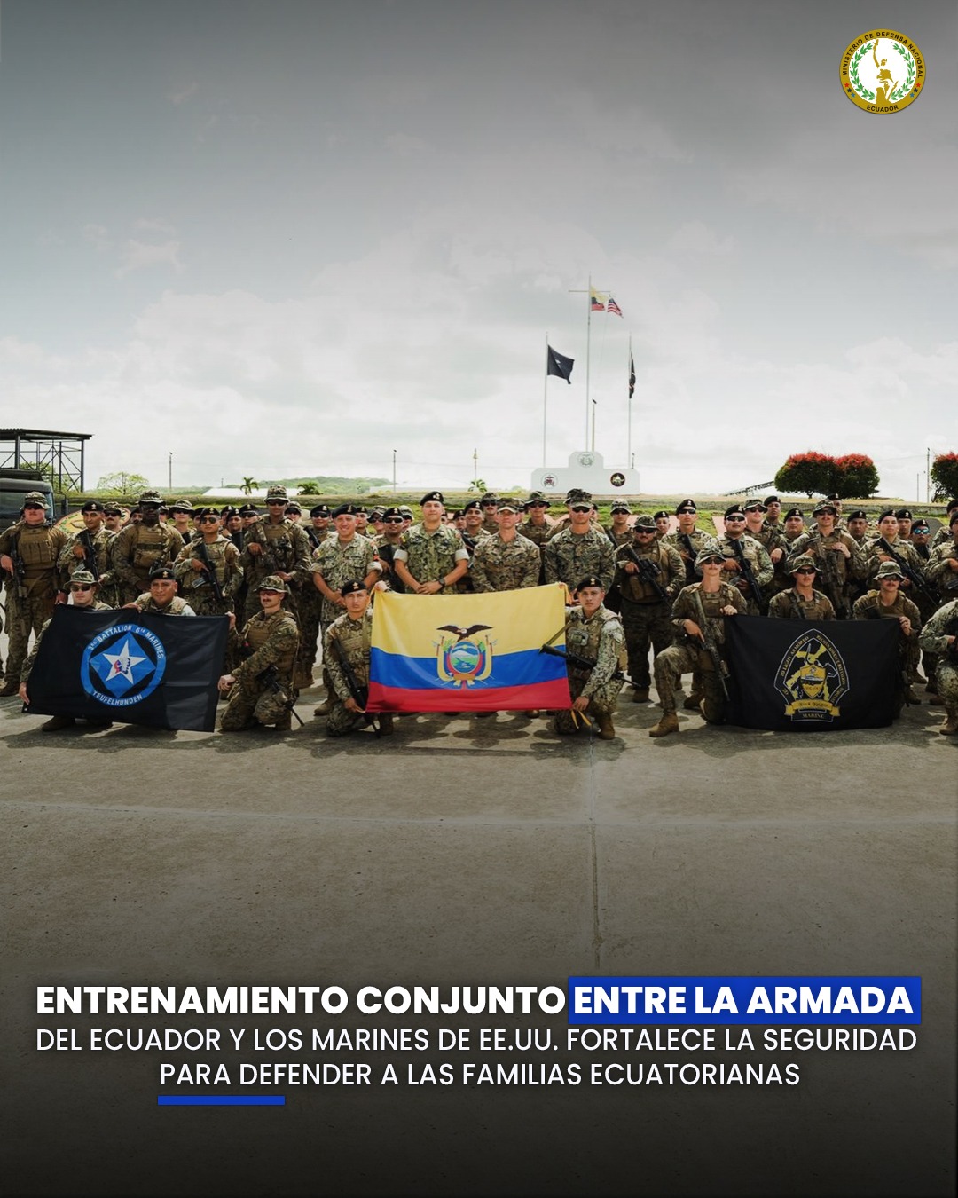 Armada de Ecuador y Marines de EEUU realizan entrenamientos en conjunto en Manabí