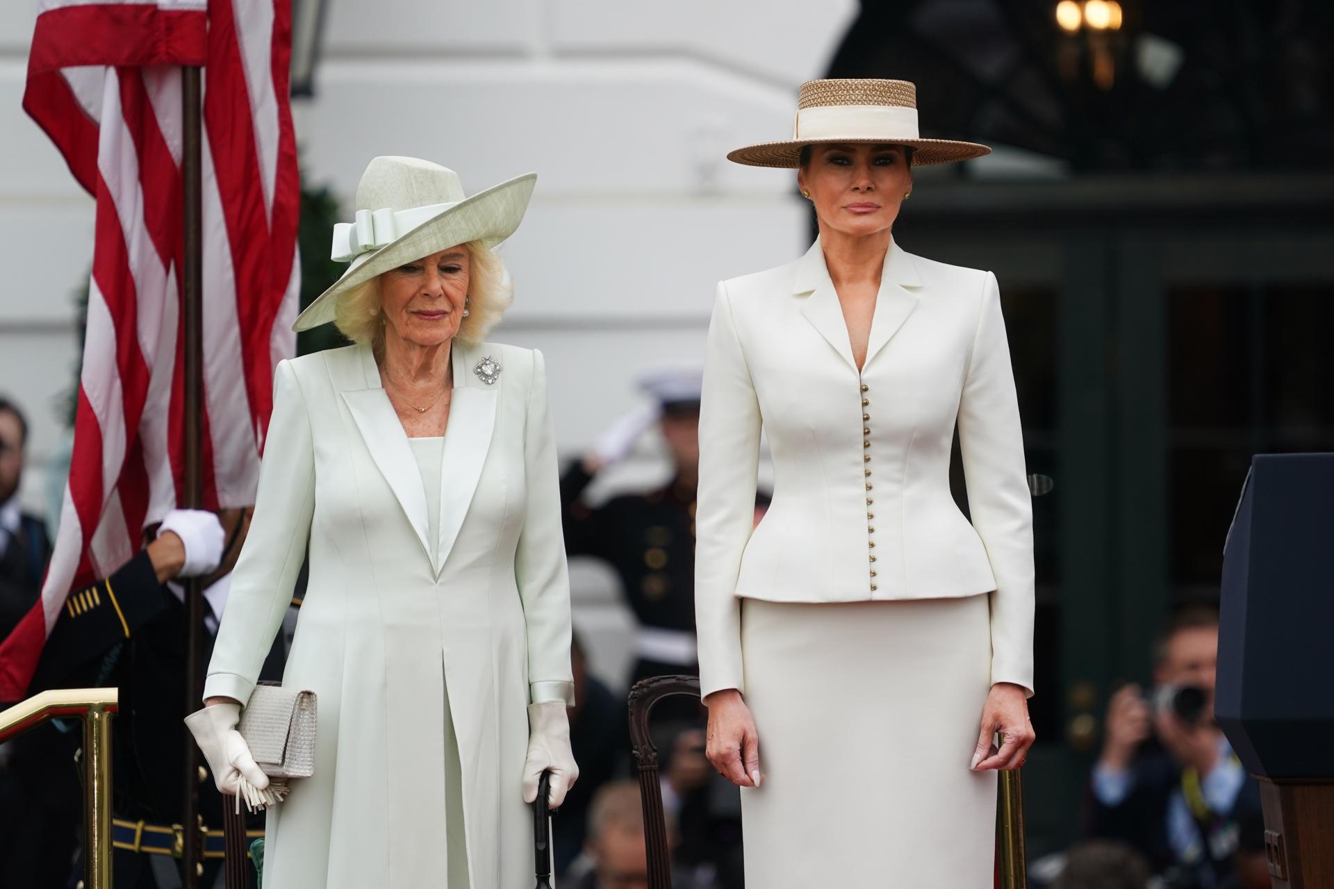 Camila y Melania, duelo de elegancia en la Casa Blanca