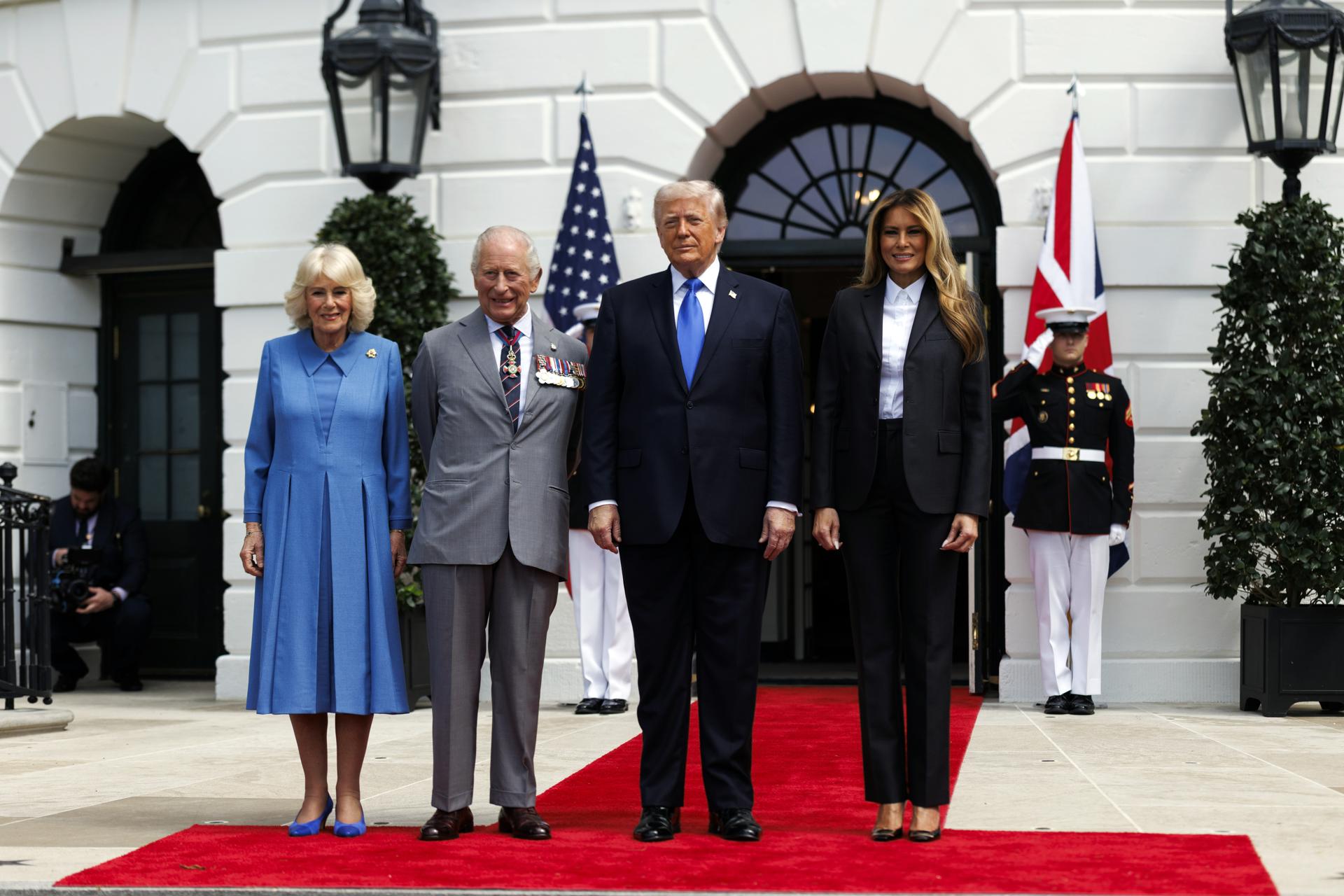 Carlos III visita otra vez a Trump antes de partir de EEUU