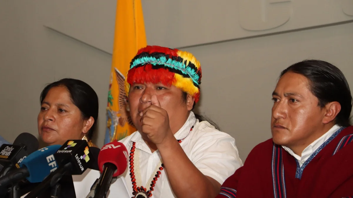 Conaie no buscará la revocatoria de Noboa y se distancia de hacer movilizaciones