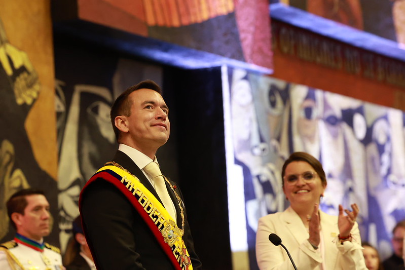 Noboa denuncia Tratado SUCRE en la Asamblea y busca su anulación