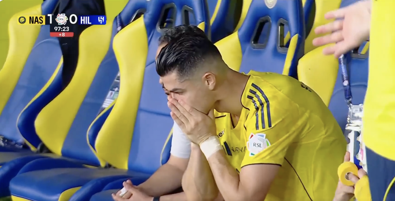 «Para qué te traje»: mira el terrible error que  complica la primera liga de Cristiano en Arabía